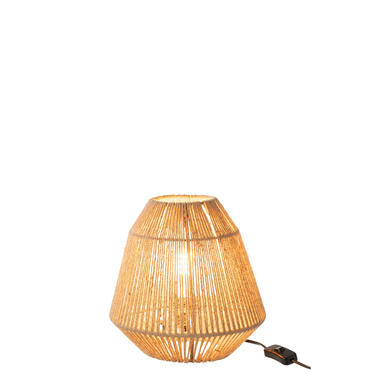 J-Line - Lampe de Table Tina - Jute - Beige