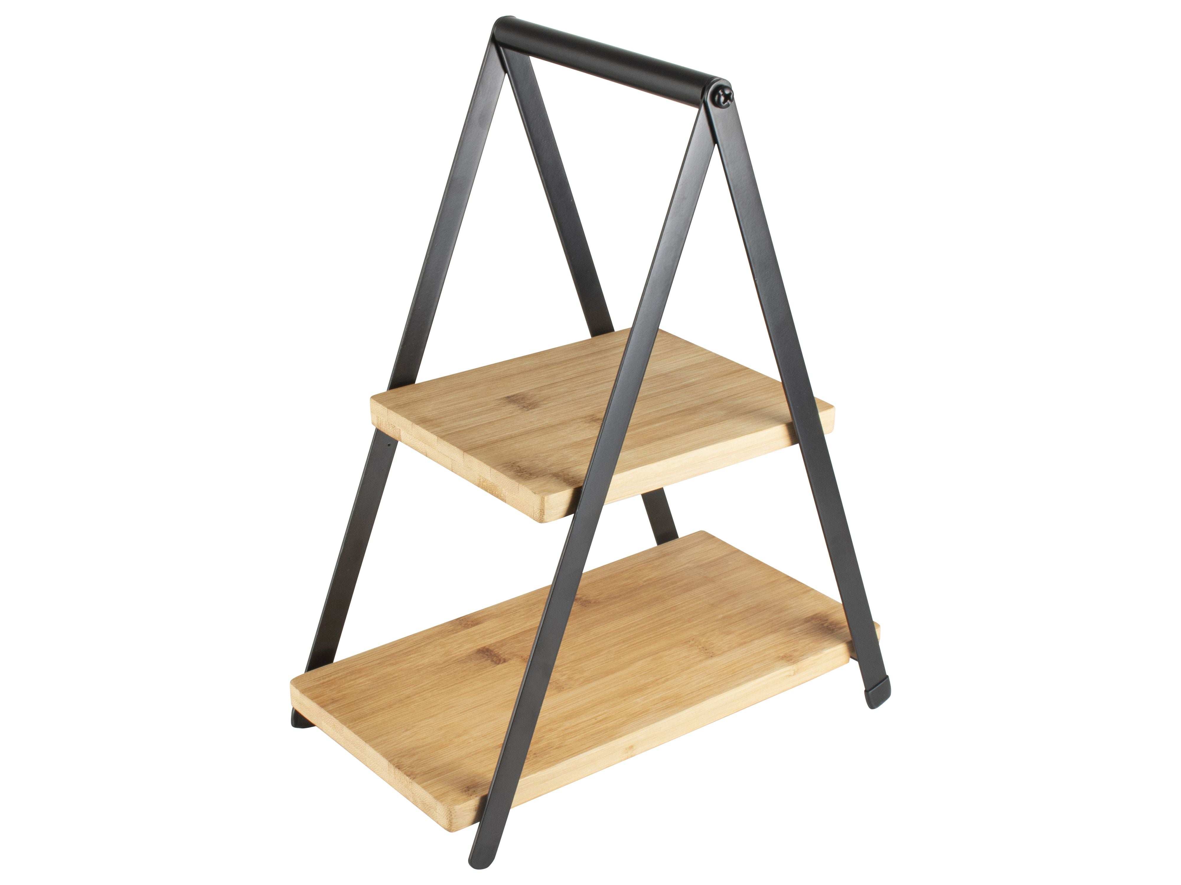 Gusta - Etagere 'Triangle' (Bambus, 2-lagig)