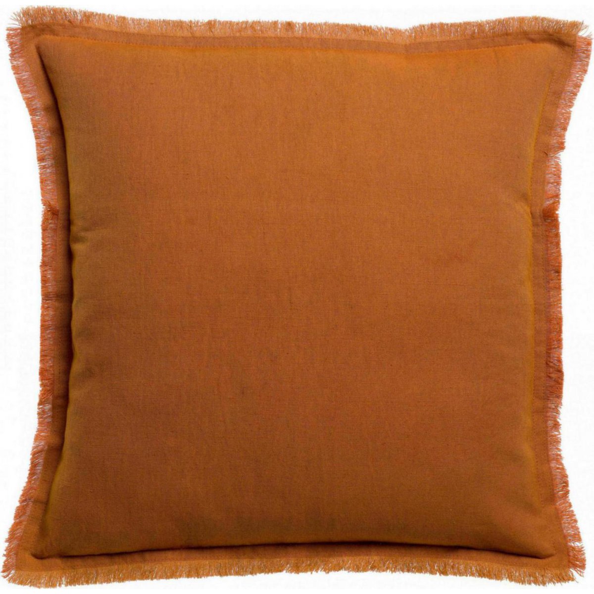 VIVARAISE - Coussin uni Laly Cuivre 45 x 45