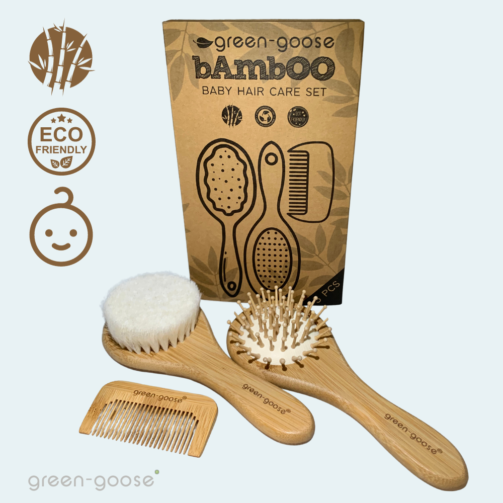 green-goose - Baby Bamboe Haarverzorgingspakket