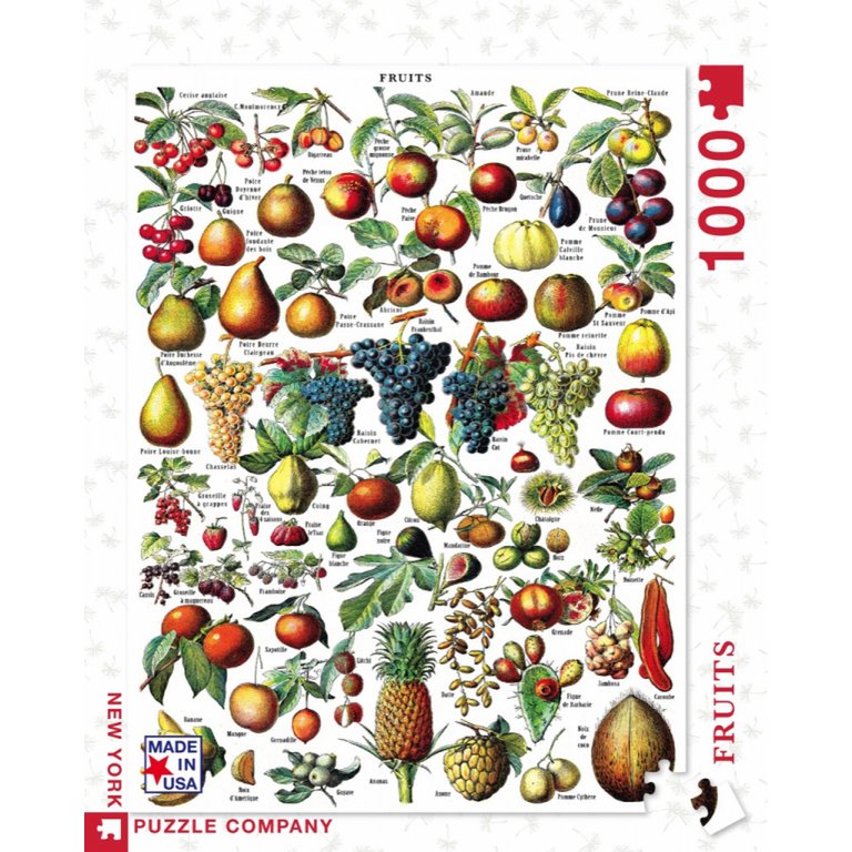 New York Puzzle Company - Puzzle 'Fruits' (1000 pièces)