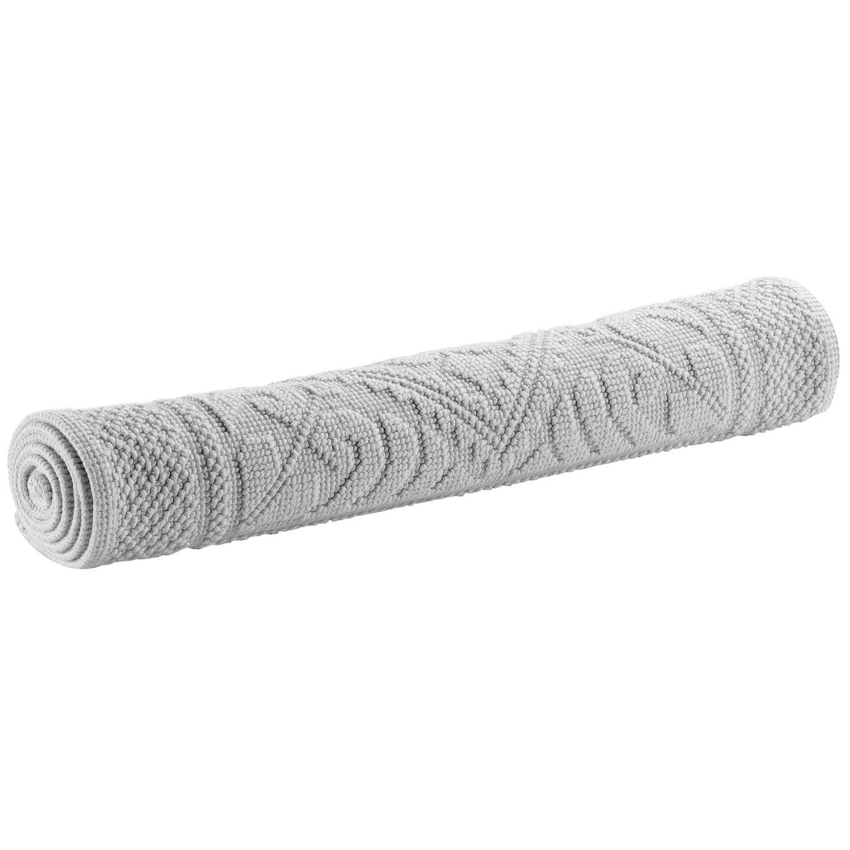 VIVARAISE - Tapis de bain uni Enzo Perle 54 x 64