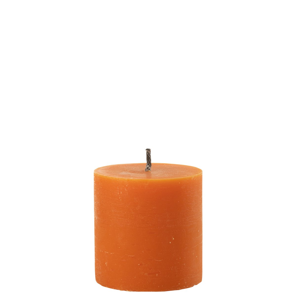 J-Line - Bougie d'extérieur Pilier Paraffine Orange Small-70 Hours