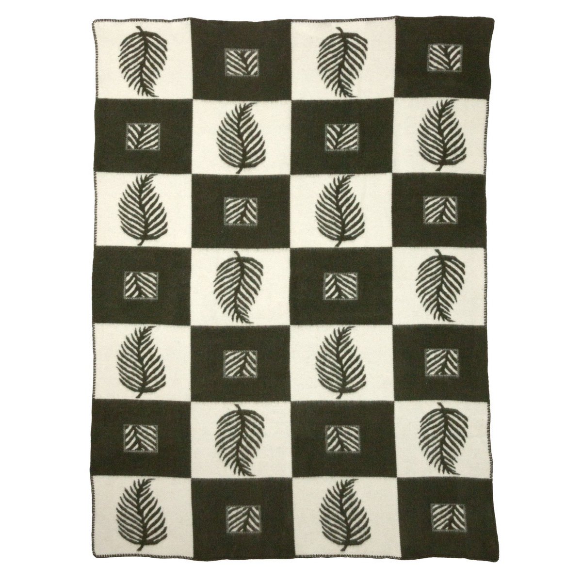 MoST Blankets - Merinowollen beddeken LEAF groen