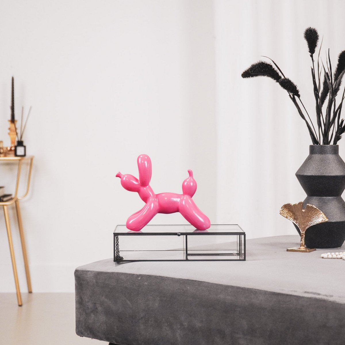 Housevitamin - Ornement 'Balloon Dog' (Taille M, Rose)