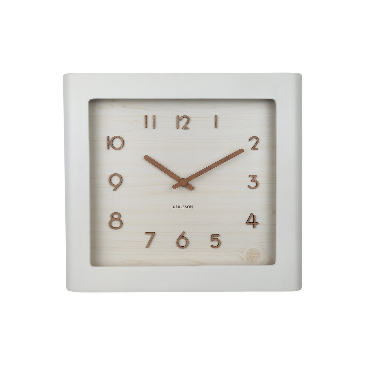 Karlsson - Horloge Murale Sole Cadre Carré - KA5959WH