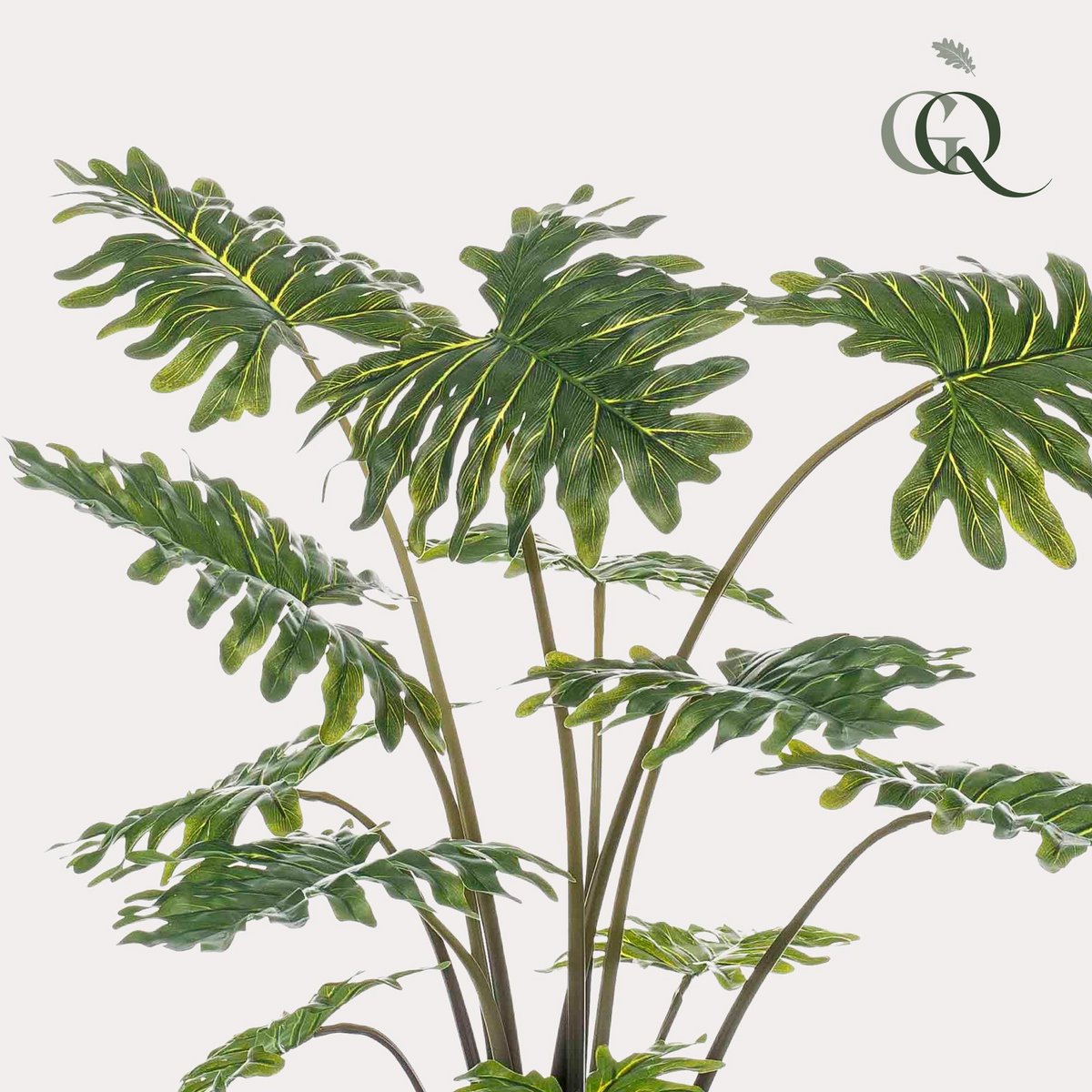Green BoutiQ - Kunstplant - Philodendron - 80 cm