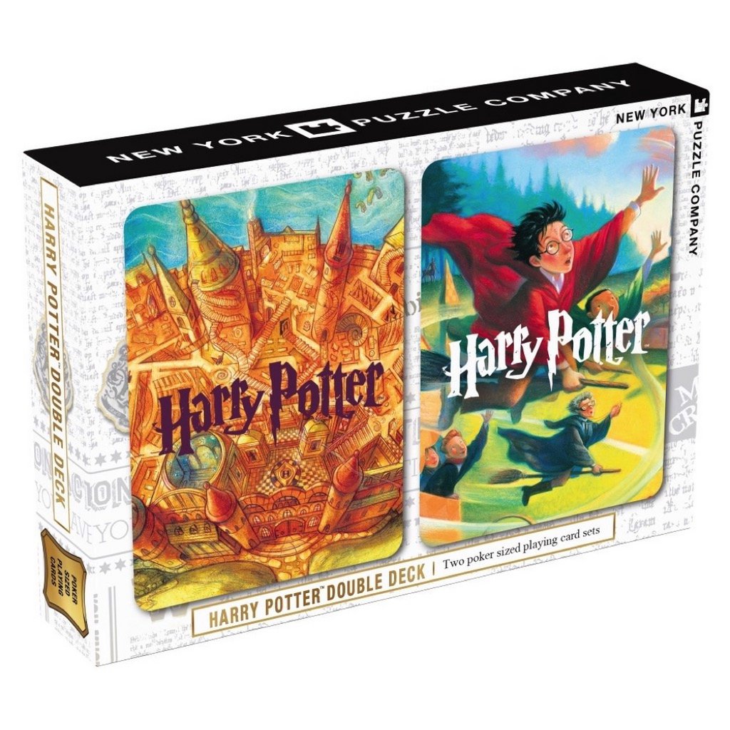 New York Puzzle Company - Cartes à jouer 'Harry Potter' (Double Deck)