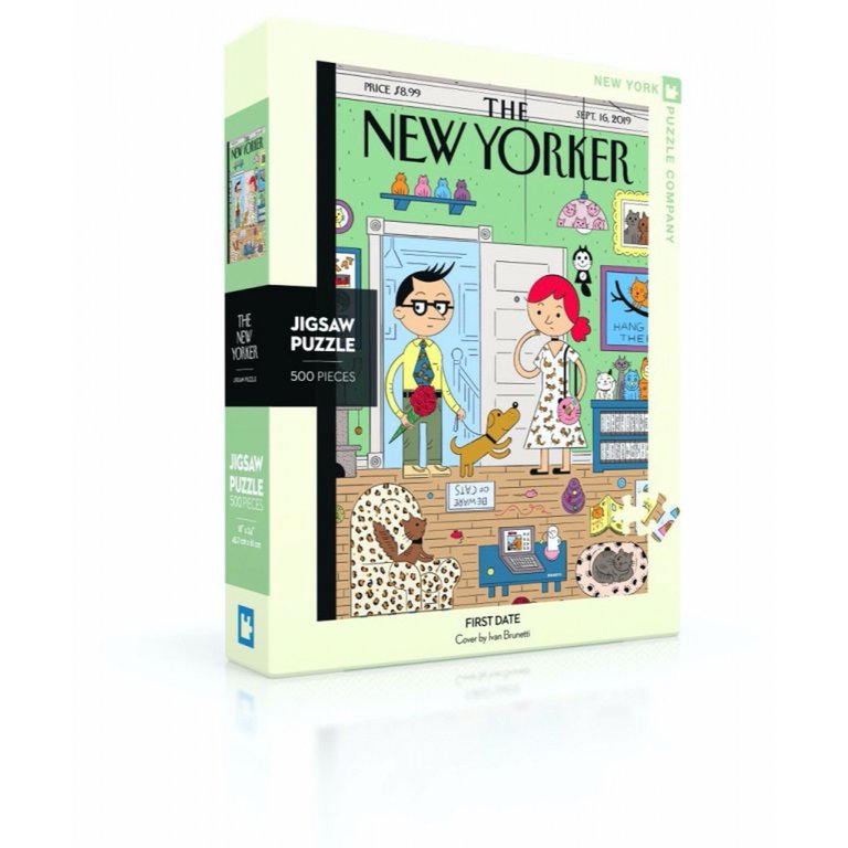 New York Puzzle Company - Puzzle 'Premier rendez-vous' (500 pièces)