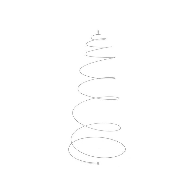 vtwonen - Kerstboom 'Spiral' (Metaal, Zilver)