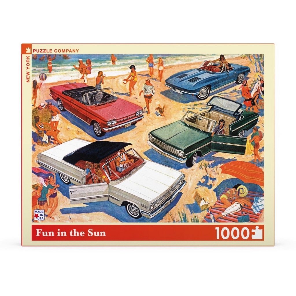 New York Puzzle Company - Puzzel 'Fun in the Sun' (1000 stukjes)