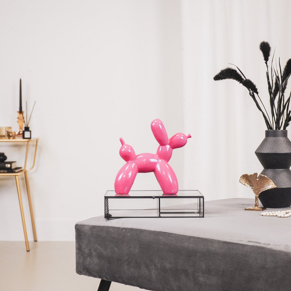 Housevitamin - Ornement 'Balloon Dog' (Taille L, Rose)