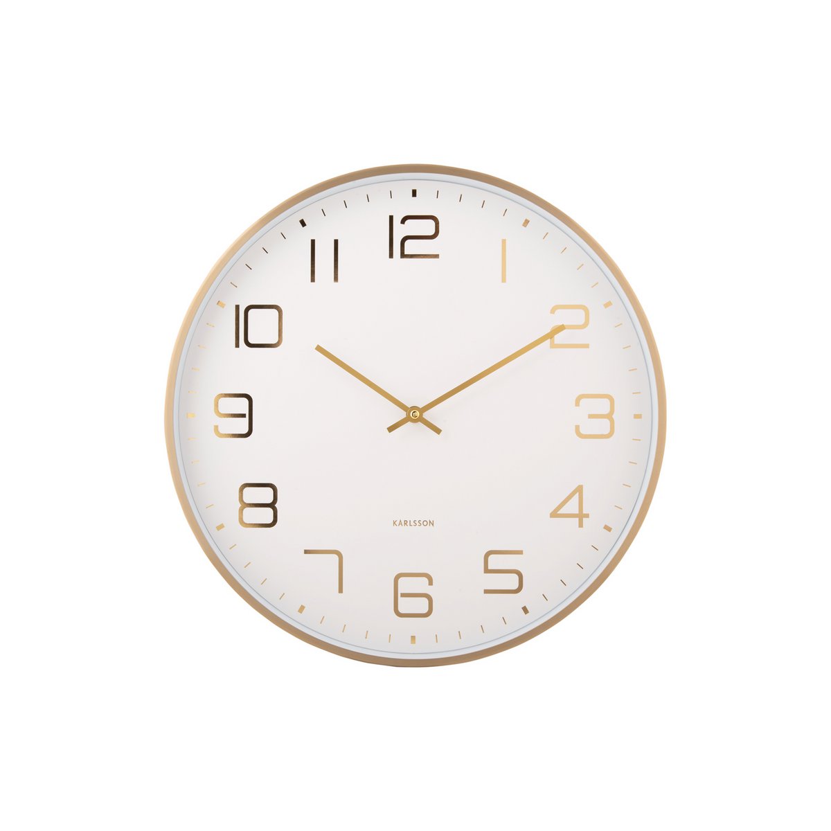 Karlsson - Horloge murale Elegance Glow (Ø40cm) - KA5973WH