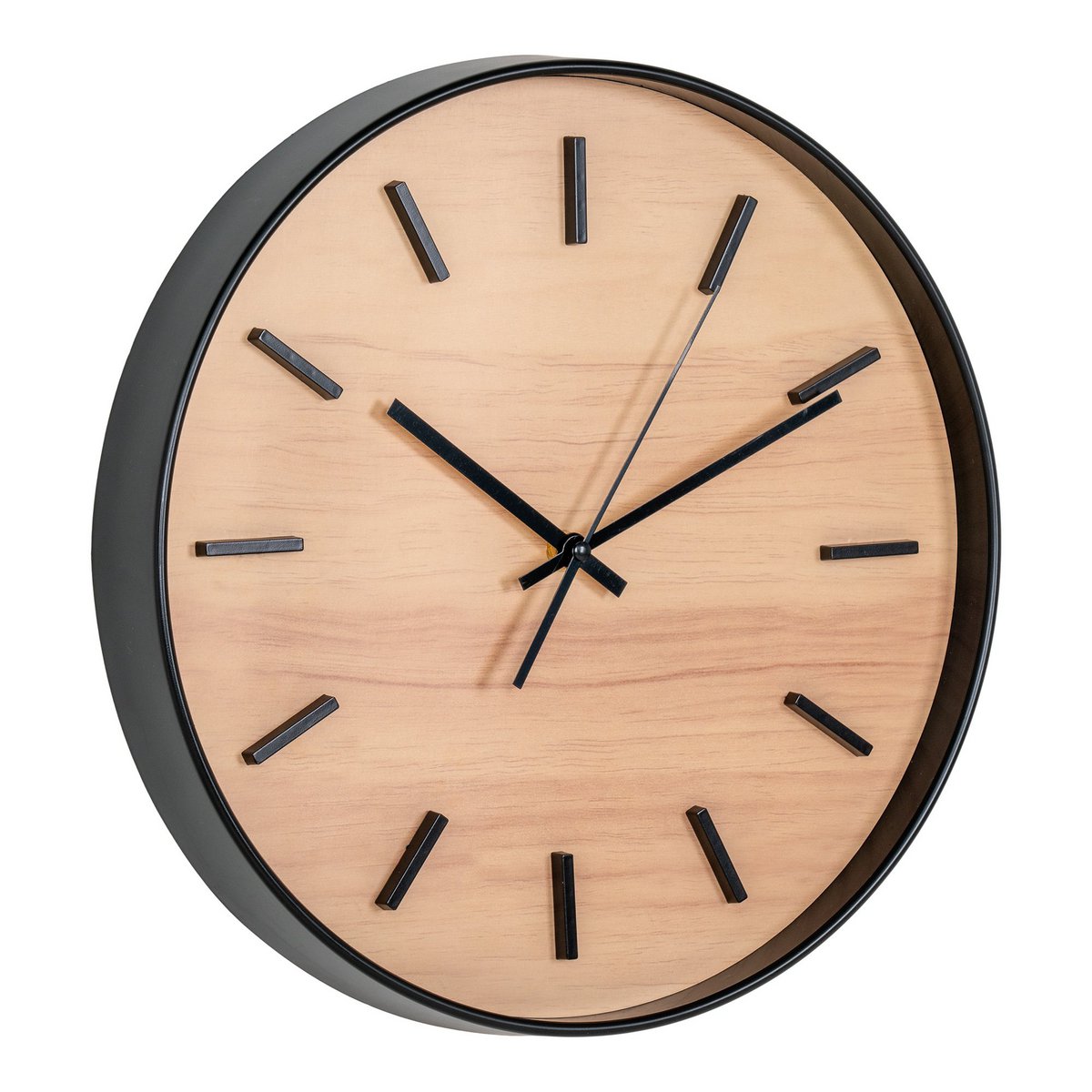 House Nordic - Kensington Wall Clock - Horloge murale, noire, mouvement silencieux, ronde, ø35 cm