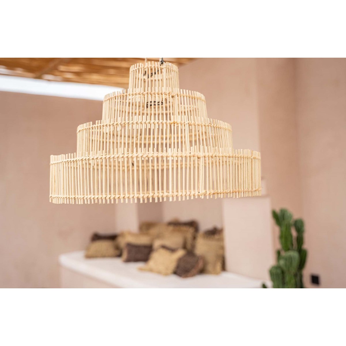 Bazar Bizar - Hanglamp 'Bruidstaart' (Naturel, M)