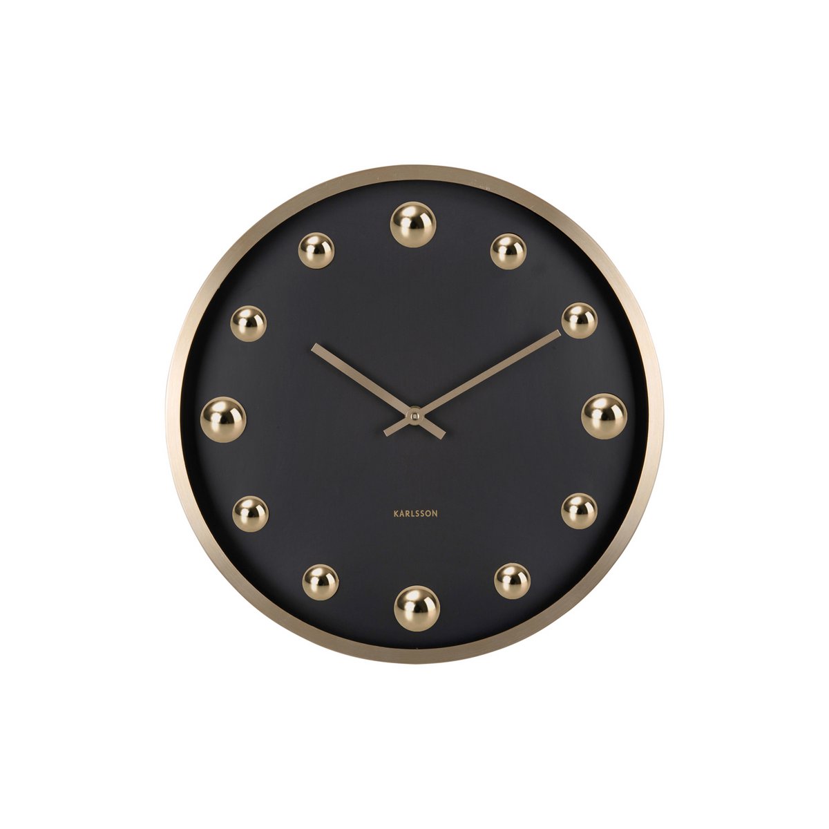 Karlsson - Horloge Murale Points Brillants - KA5971BK