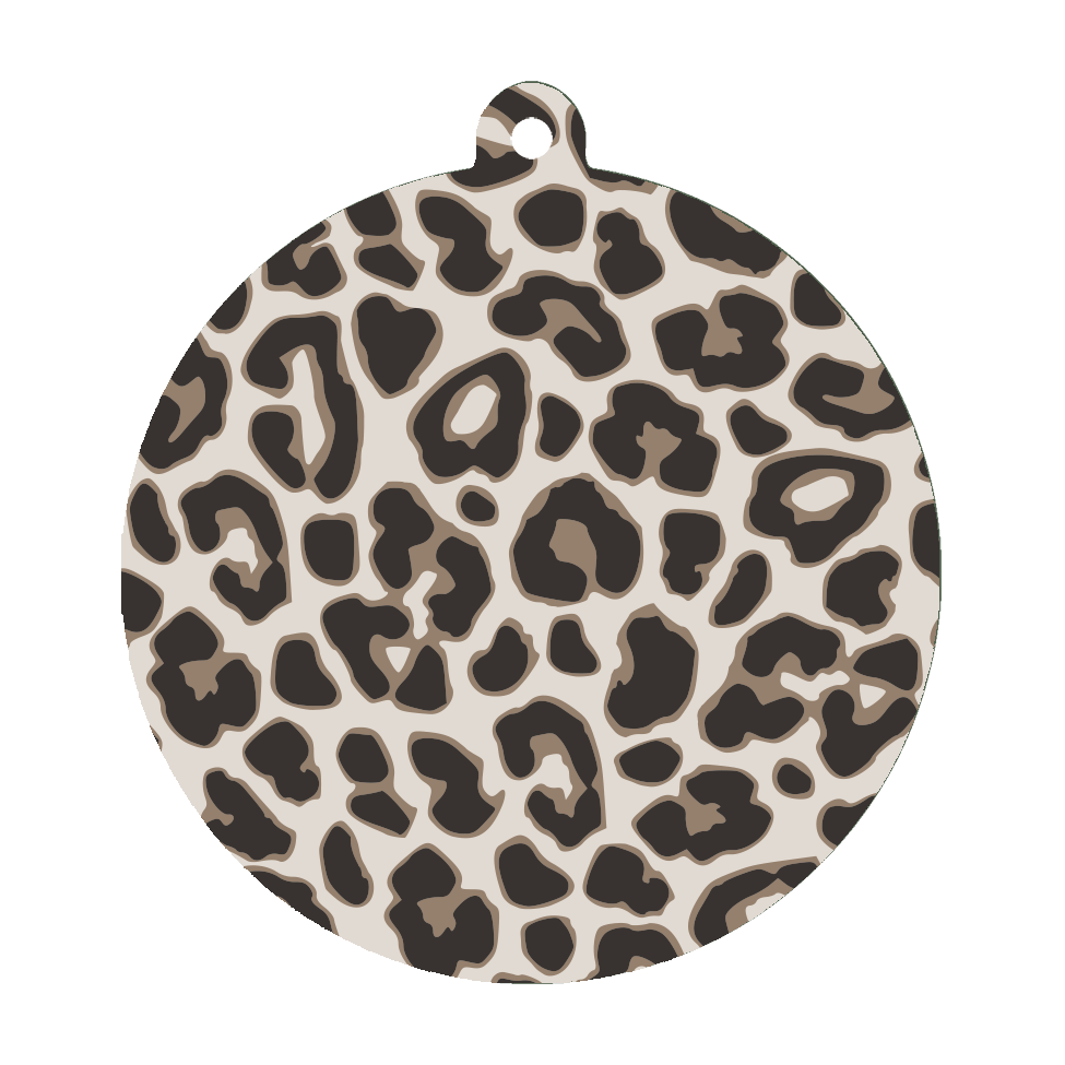 Label2X - Kersthanger leopard