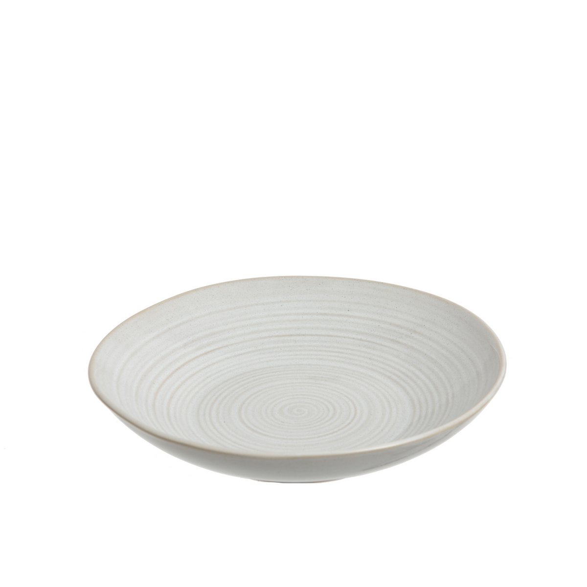 J-Line - Assiette Deep Noa - Porcelaine - Blanc