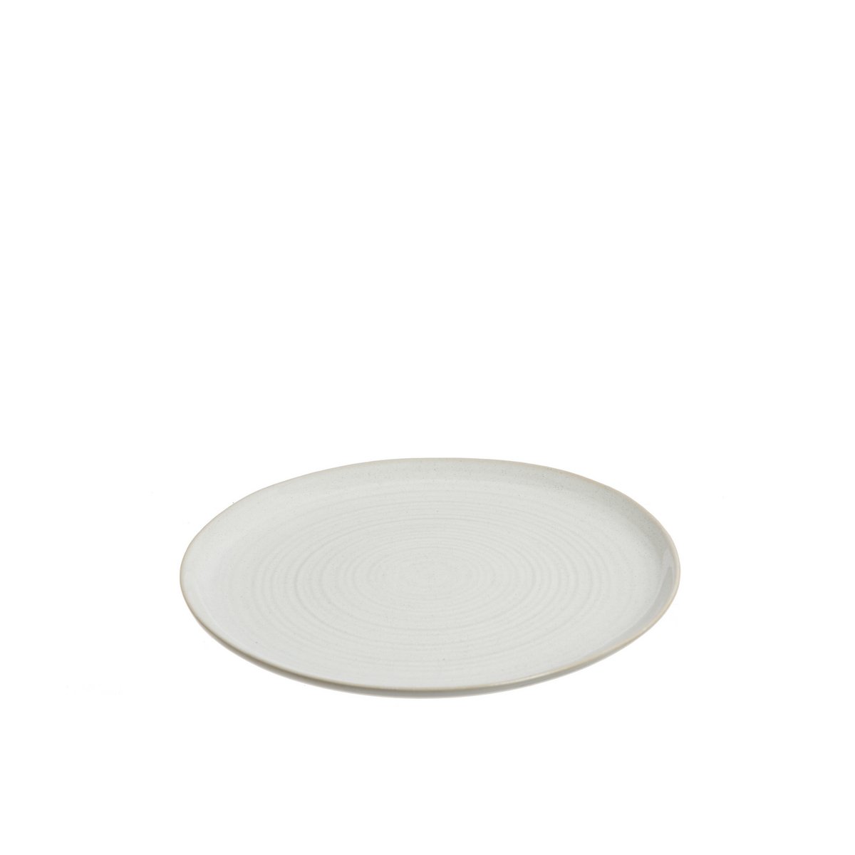 J-Line - Assiette Noa - Porcelaine - Blanc - S - 4X