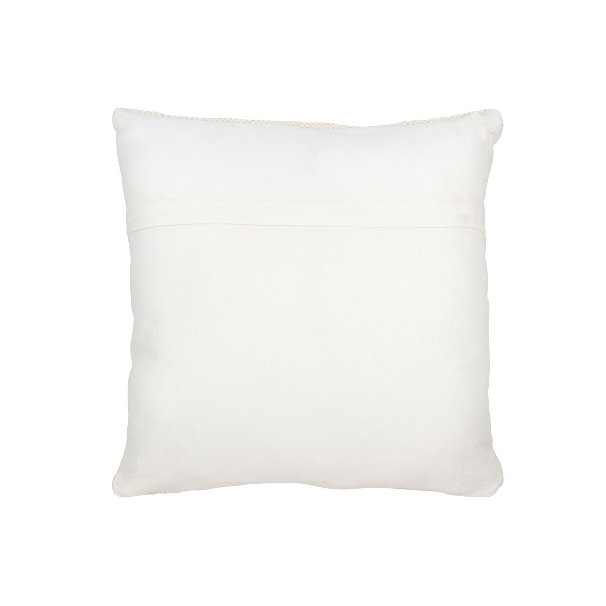 J-Line - Coussin tissé - Laine - Crème - Grand