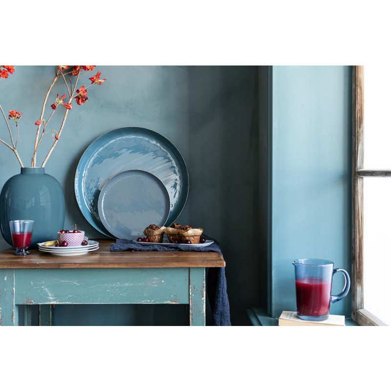 Pip Studio - Vaas Metaal Blauw 32cm