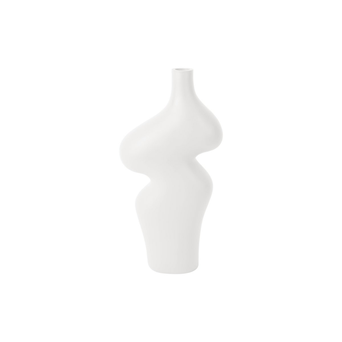 Present Time – Vase Organic Curves Large – PT3910WH