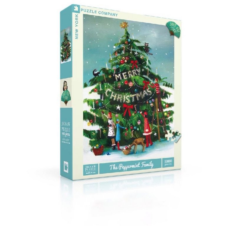 New York Puzzle Company - Puzzel 'The Peppermint Family' (1000 stukjes)