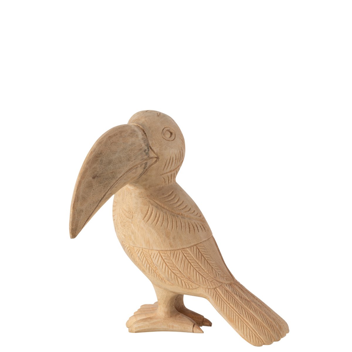 J-Line – Toucan Albasia Wood Natural Large