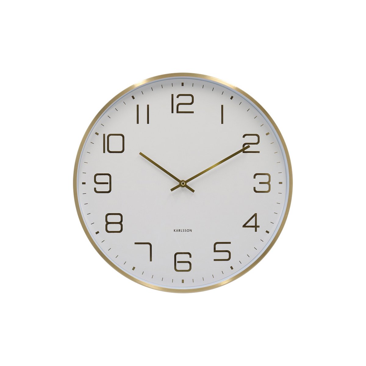 Karlsson - Horloge murale Elegance Glow (Ø40cm) - KA5973WH