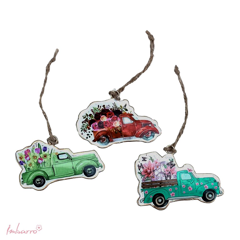 Imbarro - Ornamente 'Cars Flowery' (3er-Set)