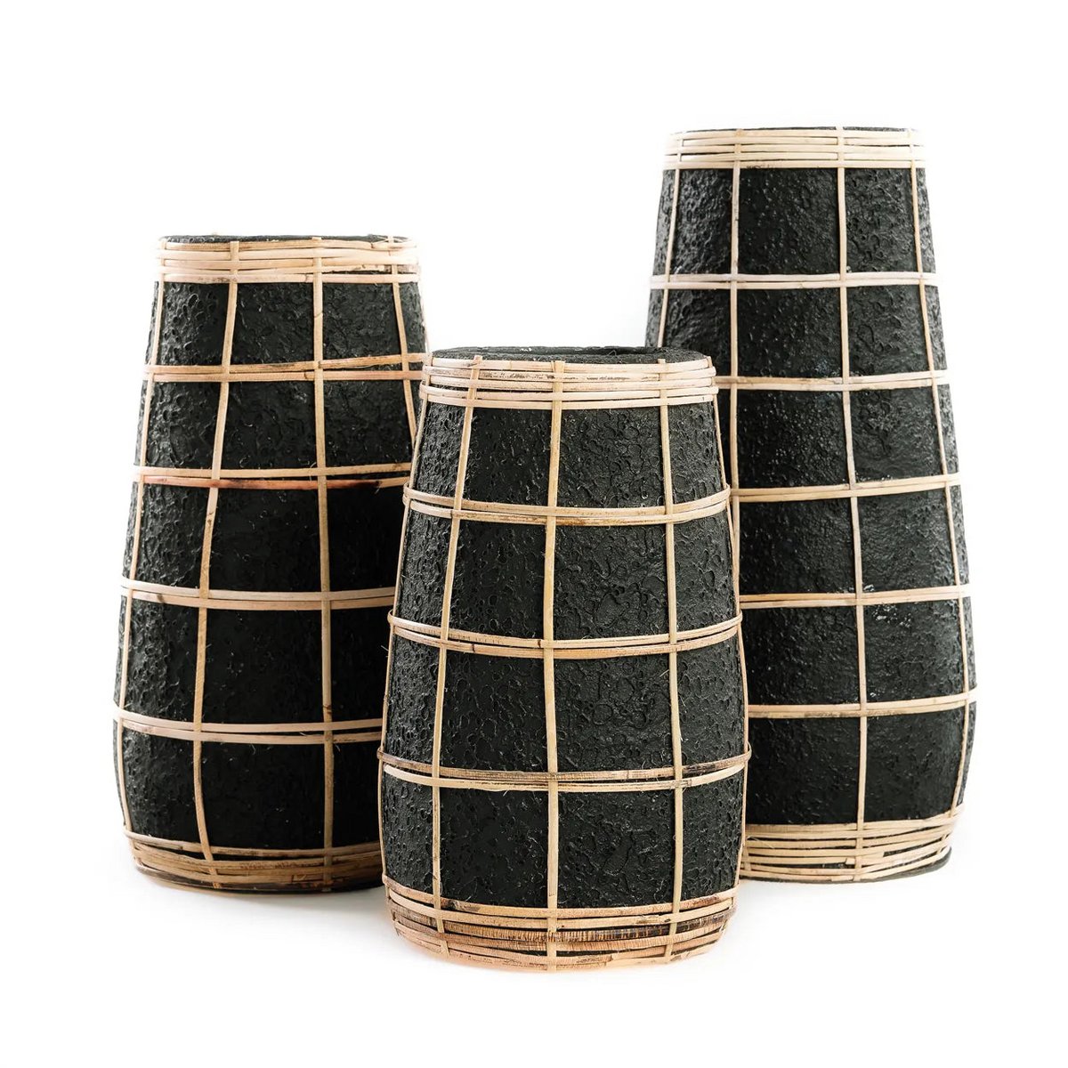 Bazar Bizar - Vase 'Cutie' (Noir Naturel, S)