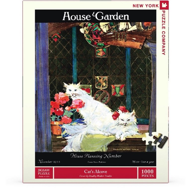 New York Puzzle Company - Puzzel 'Cat's Alcove' (1000 stukjes)