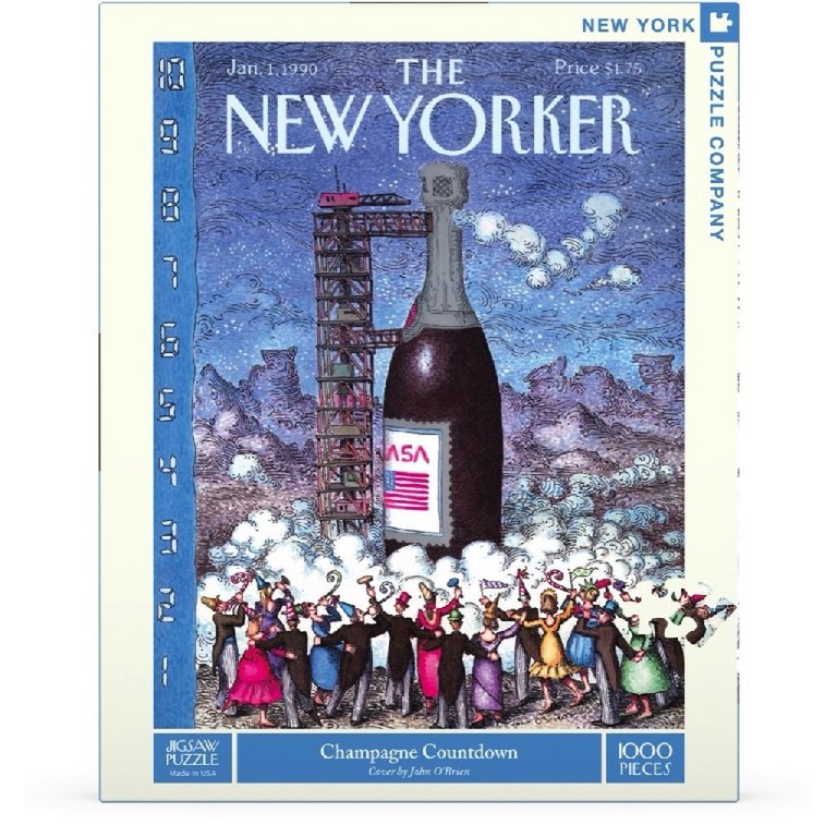 New York Puzzle Company - Puzzle 'Champagne Countdown' (1000 Teile)