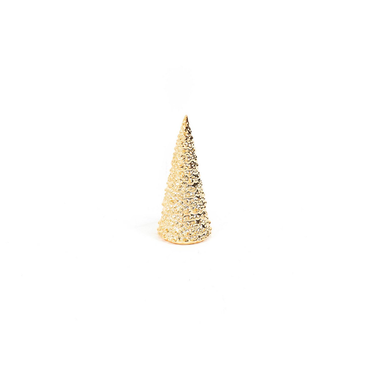 Housevitamin - Kerstornament 'Kerstboom' (16cm hoog, Goud)