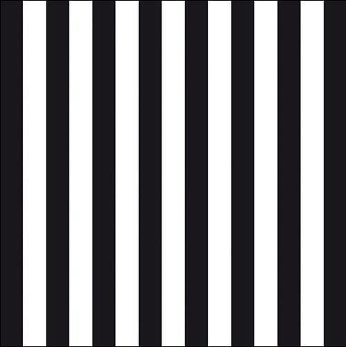 Ambiente - Servetten 'Stripes Black' (20 stuks)