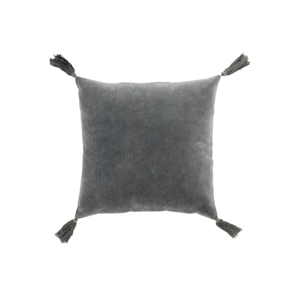 J-Line - Brosse Coussin - Coton - Gris