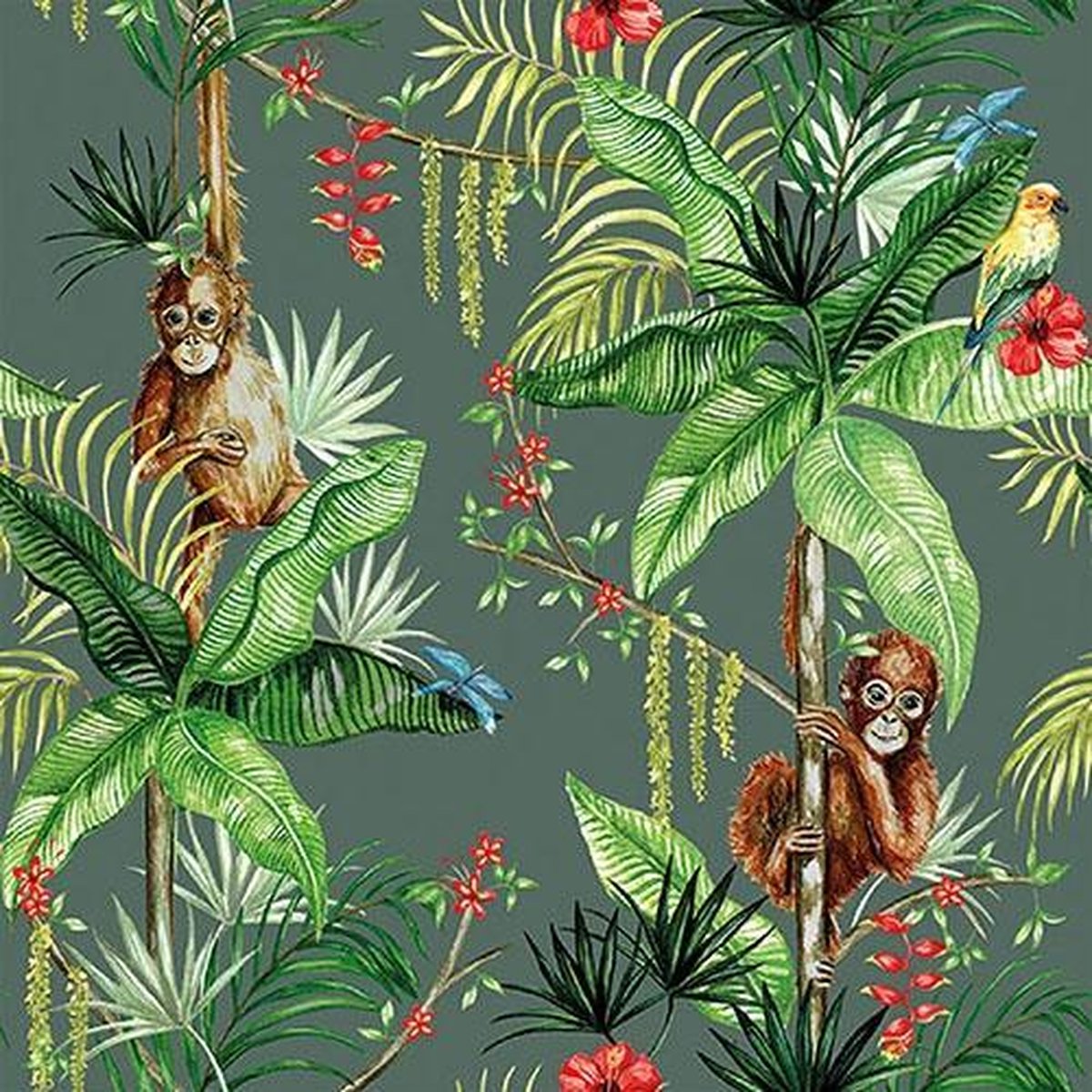 Ambiente - Servetten 'Orangutan Green' (20 stuks)