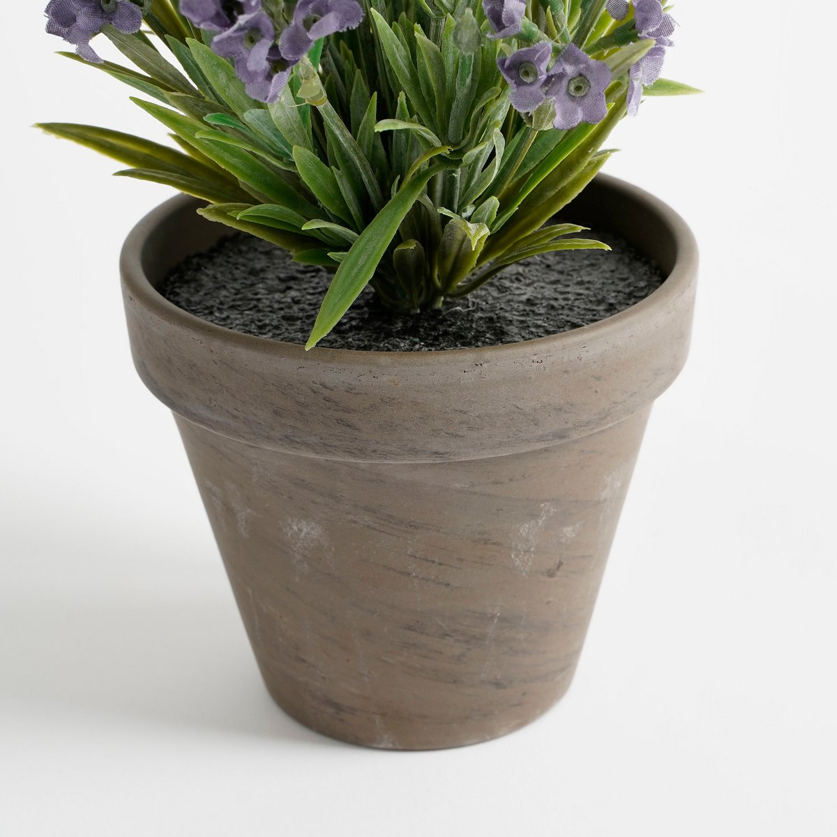 Mica Decorations - Lavendel Kunstplant in Bloempot Stan - H33 x Ø20 cm - Blauw