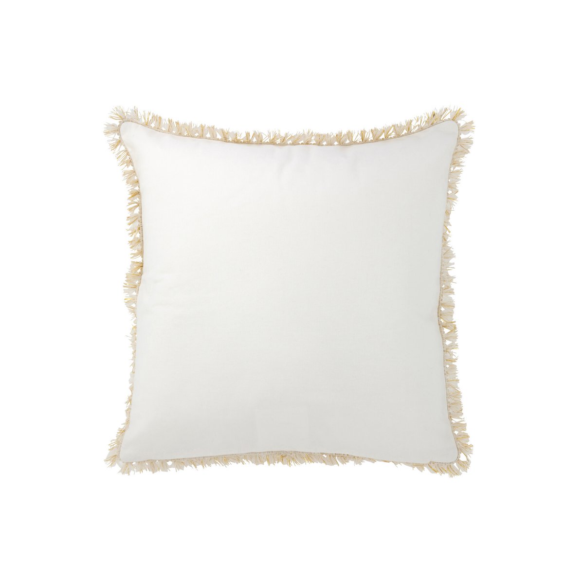 J-Line - Coussin Amour - Textil - Weiß/Gold