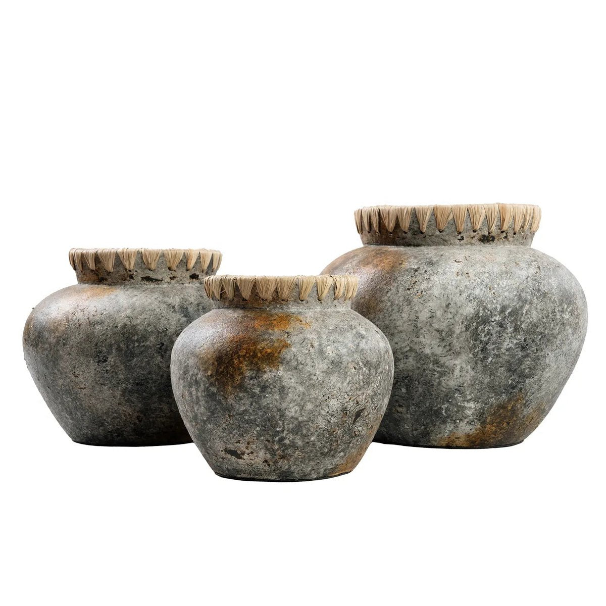 Bazar Bizar - Vase 'Styly' (Gris Antique, M)