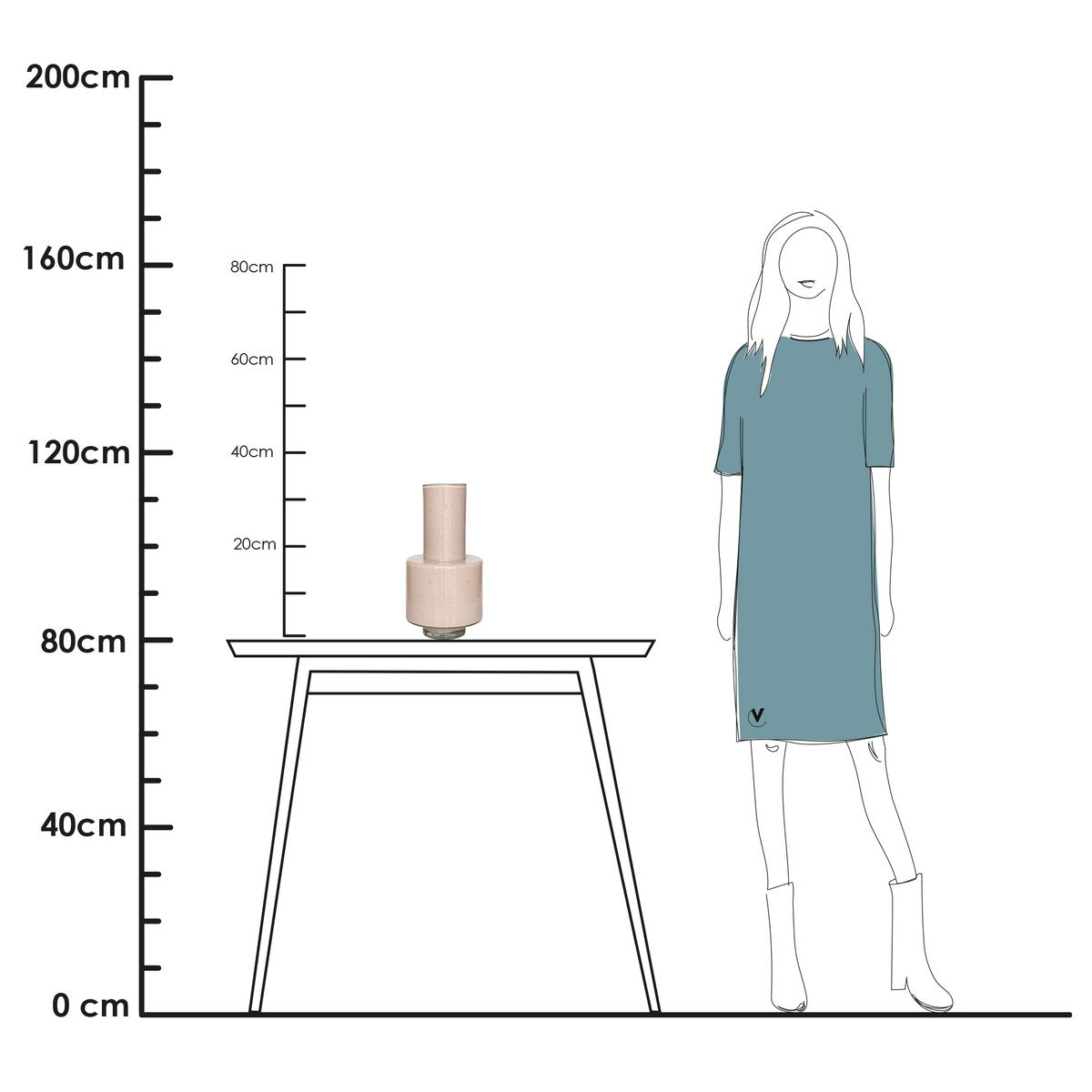 Vase the World - Vaas - Volta ivory