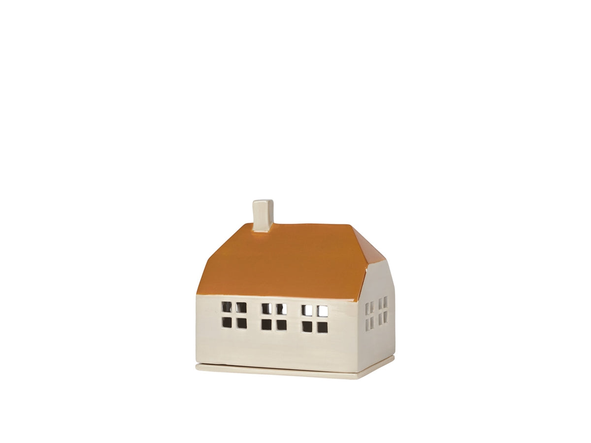 Broste Copenhagen - Candle House 'Bo' (Taille M, Marron Doré)