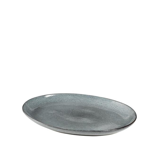 Broste Copenhagen - Assiette ovale 'Mer Nordique' - Taille L