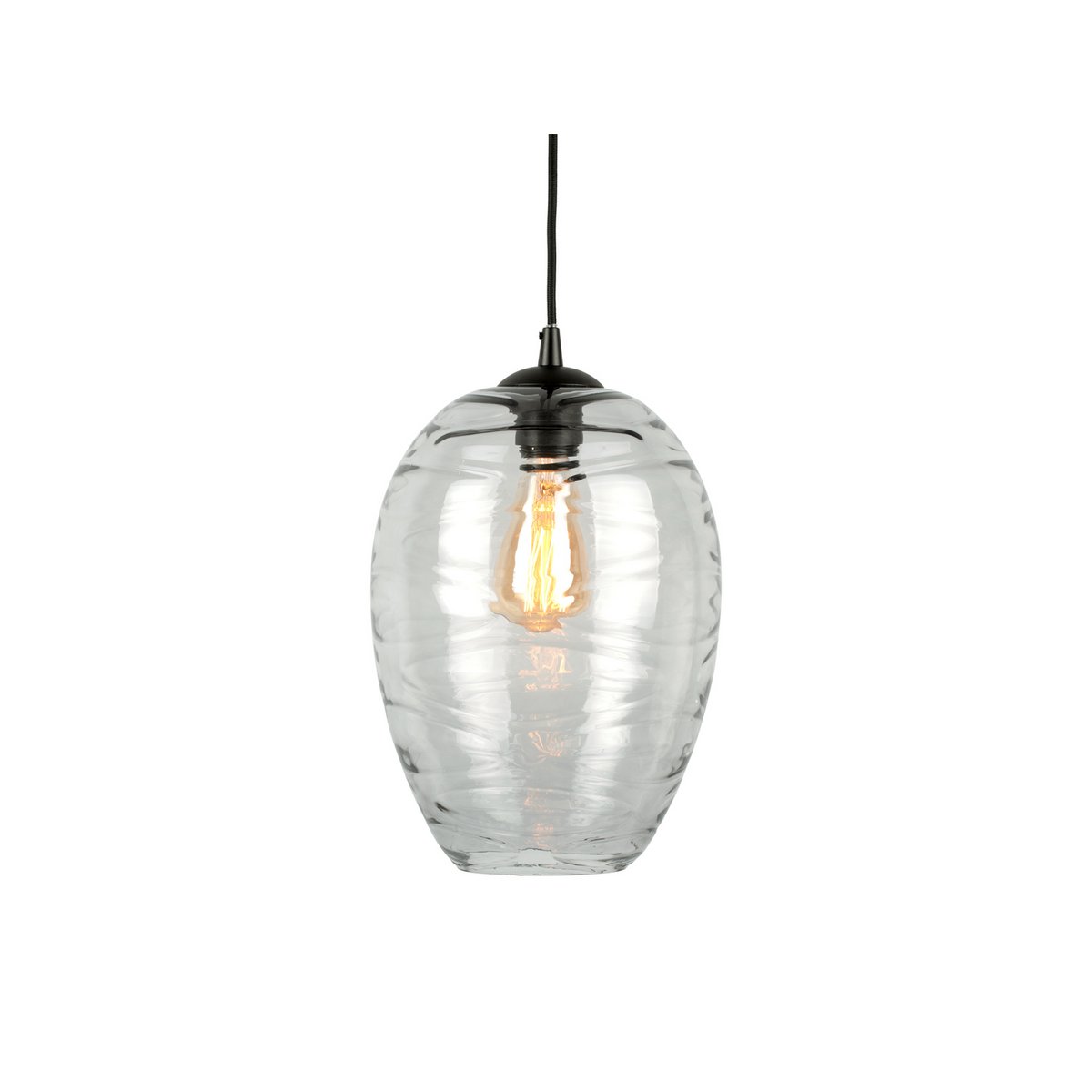 Leitmotiv - Lampe suspendue Glamour Cone - LM2057GY