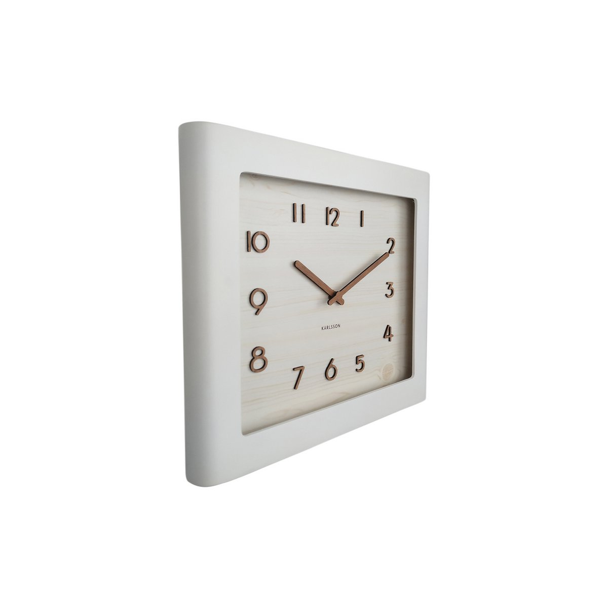 Karlsson - Horloge Murale Sole Cadre Carré - KA5959WH