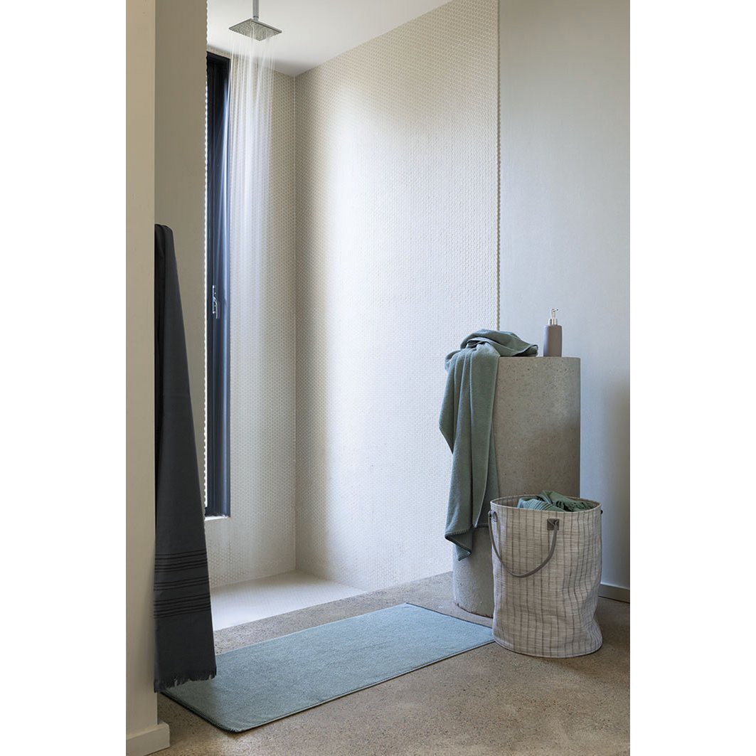 VIVARAISE - Serviette de bain Bora Sauge 90 x 150