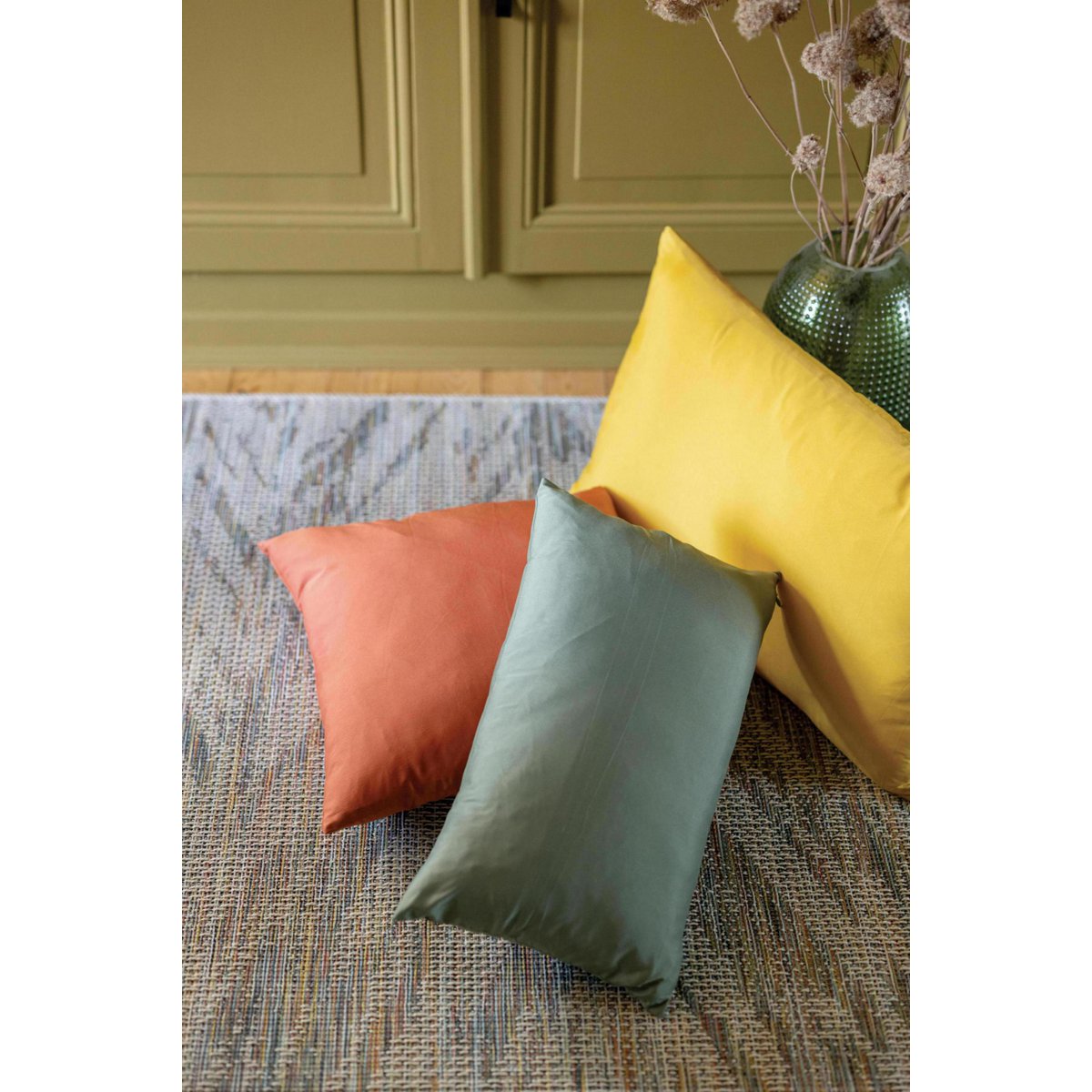 VIVARAISE - Coussin recyclé Gianni Marmalade 45 x 45