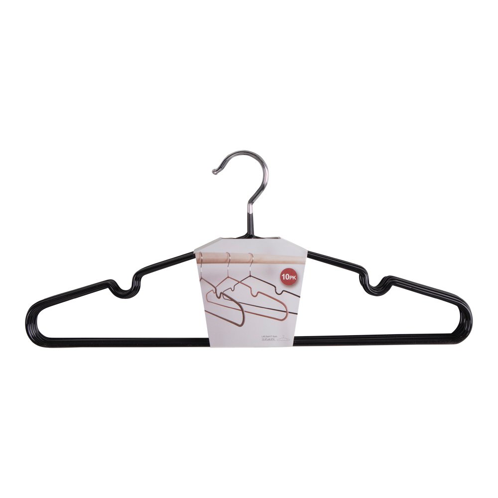 House Nordic - Massa Hangers - Metalen hangers met zwarte coating S/10