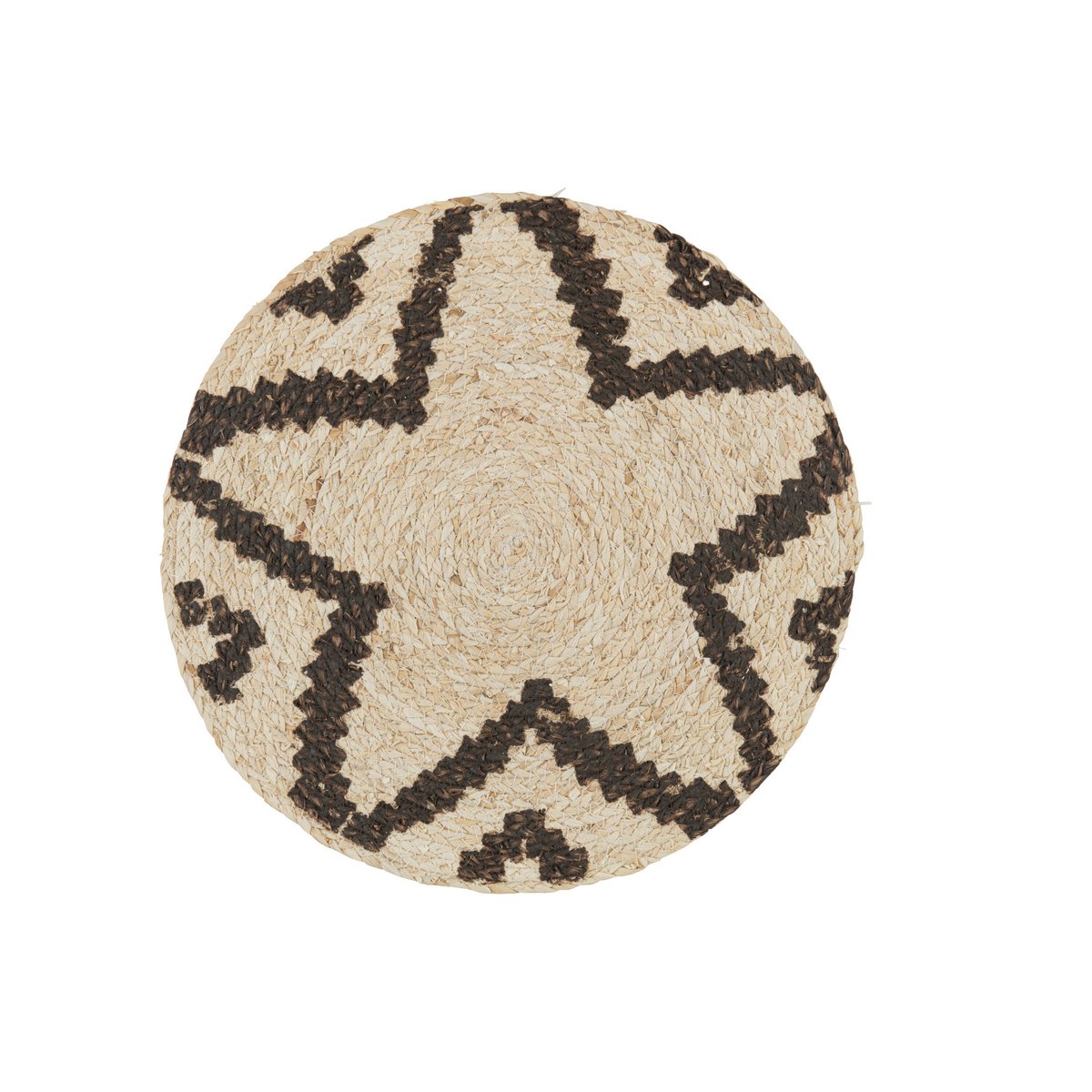 J-Line - Rond Ster Placemat - Jute - Naturel