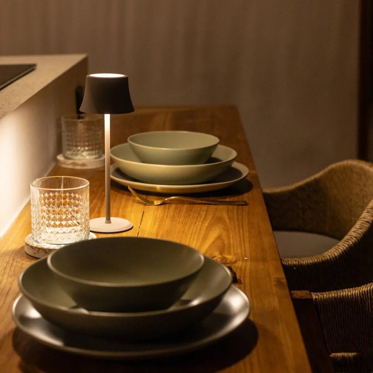 Tavellio-Amsterdam - Willy Mini Koala Bruin Oplaadbare Tafellamp| Dimbaar en draagbaar | Batterijduur van 60 uur